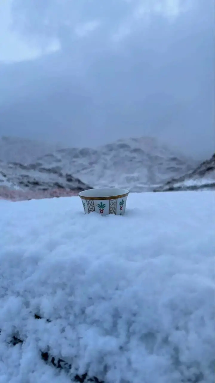 برف و یخ در عربستان سعودی