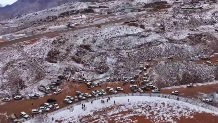 برف و یخ در عربستان سعودی