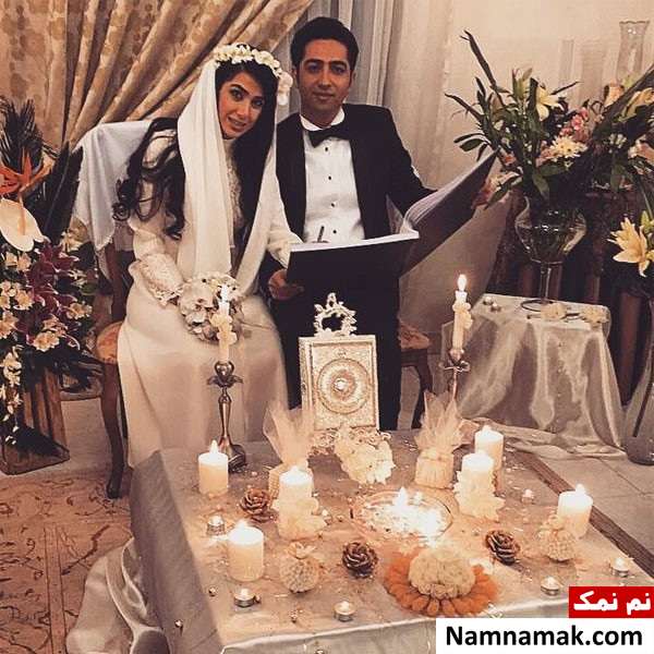 مراسم ازدواج علی سخنگو و همسرش سارا نجفی