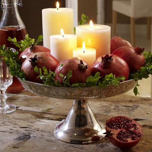 تزیین سفره شب یلدا