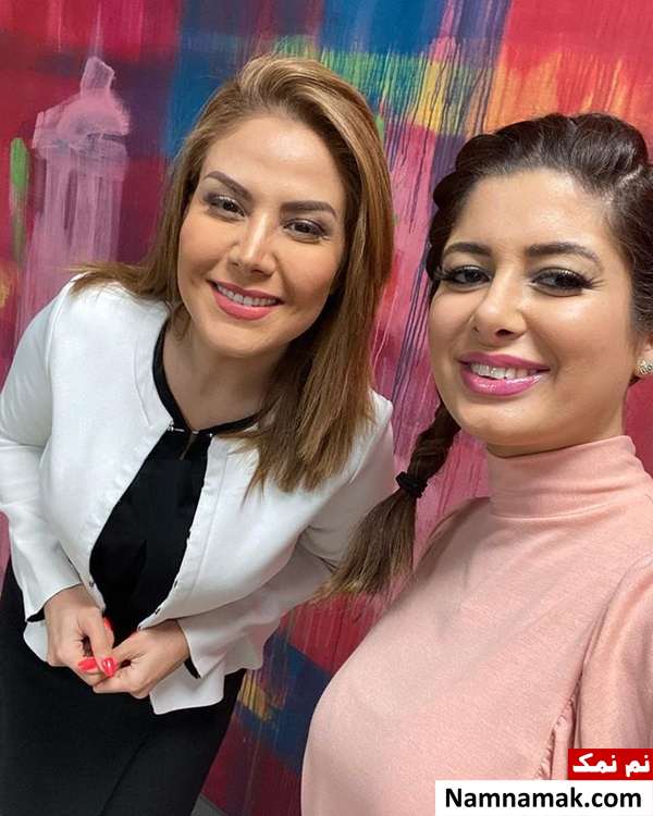 ریحانه فلاح و هیدا حقیقی در اتاق خبر شبکه منوتو