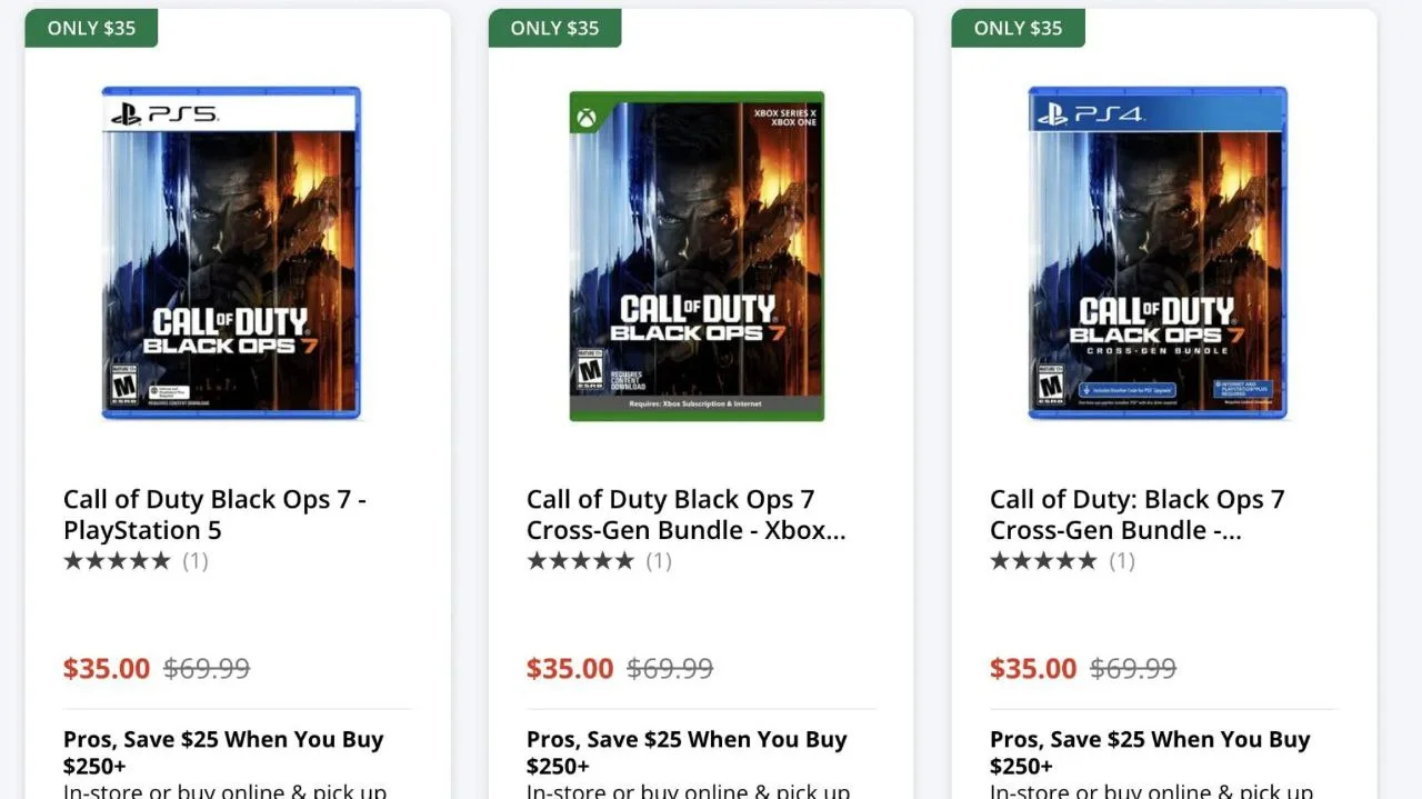 بازی Call of Duty: Black Ops 7 با افت ۵۰ درصدی قیمت مواجه شده است - نمابان و به نقل از گیمفا