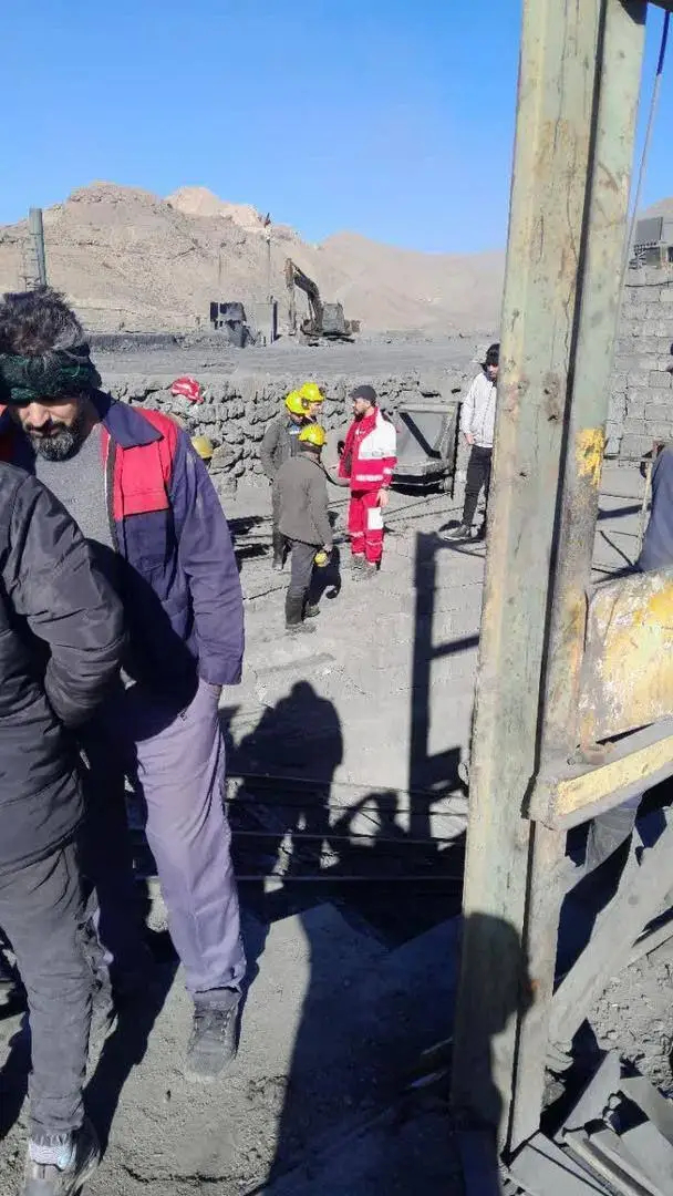 ریزش یک معدن سنگ‌آهن در بافق یزد