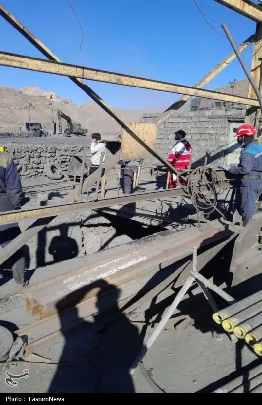 ریزش معدن کوشک در بافق یزد