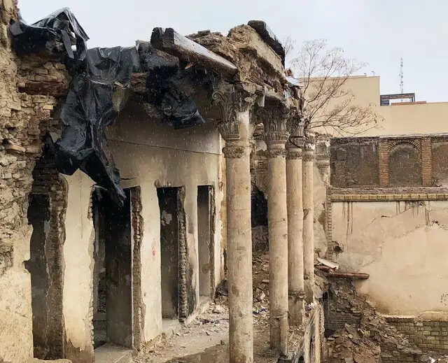 جزئیات مرمت و استحکام‌بخشی خانه تاریخی امین‌لشکر در محله عودلاجان