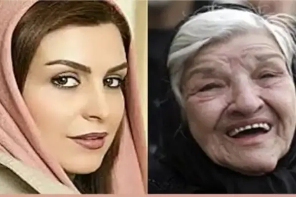 ماه چهره خلیلی و مادربزرگش