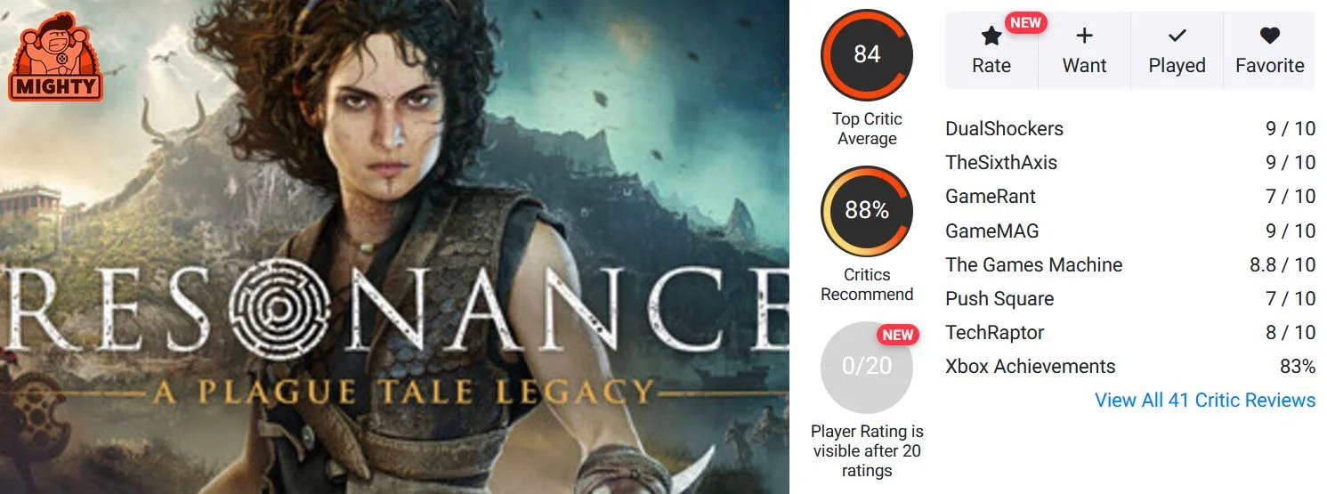 نقدها و نمرات بازی Resonance: A Plague Tale Legacy منتشر شدند | گیمفا