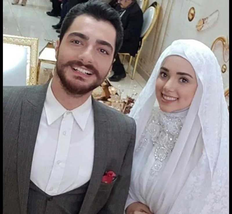 سجاد بابایی و همسرش