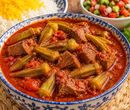 طرز تهیه خورشت بامیه با گوشت; غذای سنتی و خوشمزه ایرانی