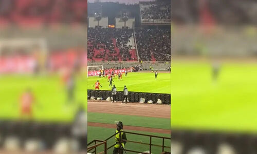 لحظه نادر گل مهدی ترابی به پرسپولیس از دید دوربین تماشاگران تراکتور!