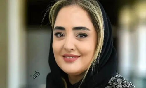 عاشقانه‌های یلدایی نرگس محمدی و علی اوجی با لباس قرمز دلبرانه که همه را شگفت‌زده کرد!