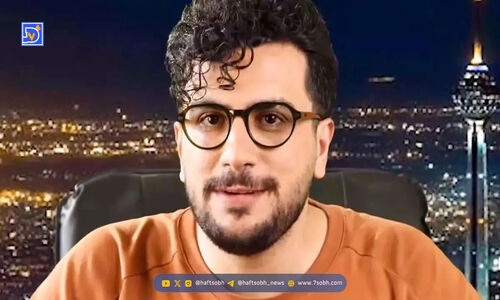 امیرحسین قیاسی برای اولین بار همسر زیبایش را در مراسم حافظ رونمایی کرد + ویدئو