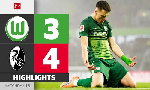 برد نفس‌گیر فرایبورگ در خانه وولفسبورگ با نتیجه 4-3!