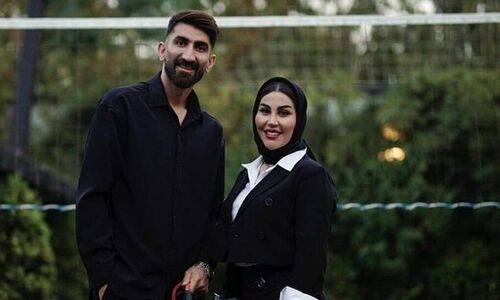 فیلم رقص بندری علیرضا بیرانوند / اکرم بانو چه رقصی بهش یاد داده چقدر هماهنگه حرکات موزونش …
