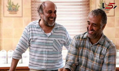 لحظه‌های ناب رضا عطاران و پژمان جمشیدی در ویلای ساحلی با هندوانه شب یلدا!