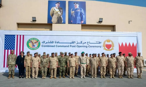 آمریکا و بحرین پست فرماندهی پدافند هوایی مشترک را در قلب منطقه افتتاح کردند