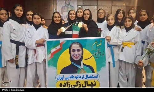 بازگشت قهرمان ناشنوای المپیک توکیو با دو مدال طلا به زادگاهش؛ استقبال گرم در دهدشت