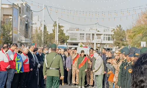 مراسم با شکوه تشییع شهید گمنام در گرمسار؛ لحظاتی پر از حس و احترام