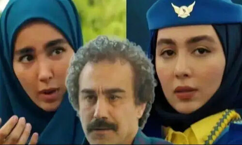 عکس ها /  ژست «بهتاش» و «سارا» سریال پایتخت 7 پشت صحنه