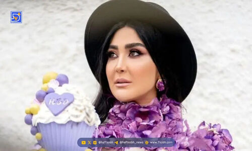آلبوم عروسی مریم معصومی با لباس عروس مشکی و تاج کریستال