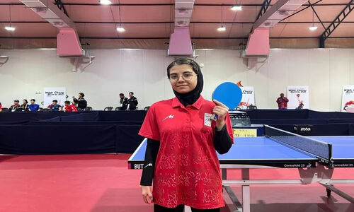 حنانه نجاتی، ستاره پاراتنیس روی میز جوانان ایران در دبی درخشید و قهرمان شد!
