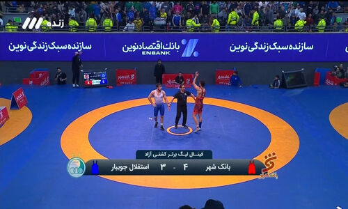 فینال نفس‌گیر کشتی آزاد؛ کادیف با نتیجه 4-3 اکبری را مغلوب کرد!