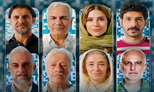 لحظه‌ای خاص از امین حیایی و علیرضا خمسه در پشت صحنه فیلم جدید سروش صحت