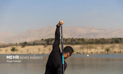 آغاز اردوی سه هفته‌ای تیم ملی قایقرانی مردان در سد مهاباد با حضور ستاره‌های جوان!