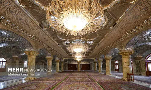 همدلی مردم همدان در خلق شاهکار مذهبی نجف؛ صحن حضرت زهرا (س) با شکوهی بی‌نظیر رونمایی شد!