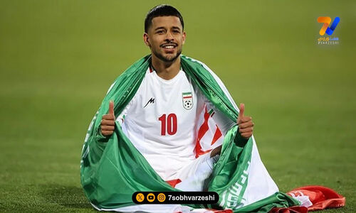مهدی قائدی با کاپشن بلند و موهای بلوند؛ ستاره فوتبال ایران چگونه تغییر سبک داد؟