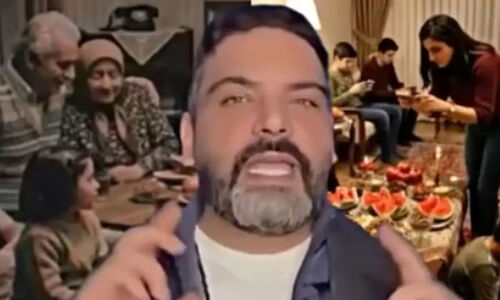 احسان علیخانی با هوش مصنوعی شب یلدای ۴۰ سال پیش را به تصویر کشید؛ مقایسه‌ای حیرت‌انگیز با امروز!
