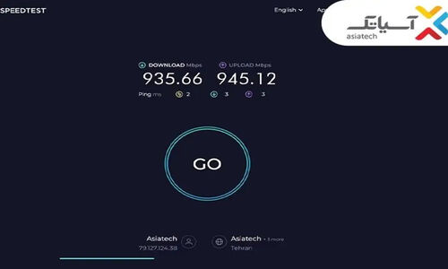 رکوردشکنی اینترنت فیبر نوری آسیاتک در قلب تهران با سرعت بی‌سابقه نزدیک به 1000 مگابیت!