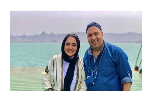 ایده بامزه و خنده دار همسر واقعی نرگس محمدی بازیگر نقش ستایش برای بله گرفتن/ مهران مدیری غش کرد+ویدیو