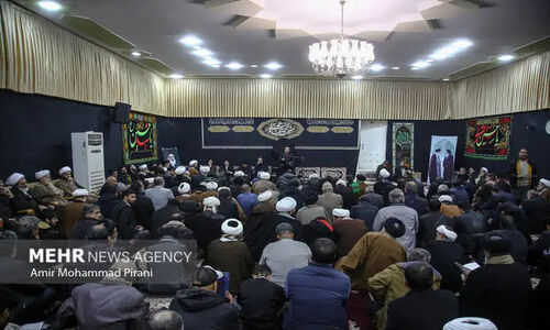 مراسم باشکوه سالگرد ارتحال آیت‌الله هاشمی شاهرودی در قم برگزار شد؛ علما و مردم گرد هم آمدند