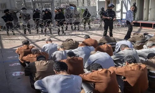 سرما به ابزار جدید شکنجه اسرای فلسطینی در زندان‌های اسرائیل تبدیل شد!