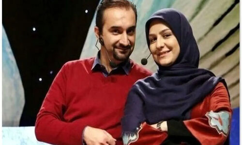نیما کرمی در شب یلدا روی آنتن زنده با عشق و احساس همسرش را غرق محبت کرد!
