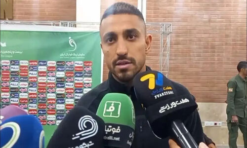 امین کاظمیان: شادی گل من فقط برای خودم است، قصد ناراحتی کسی را ندارم!