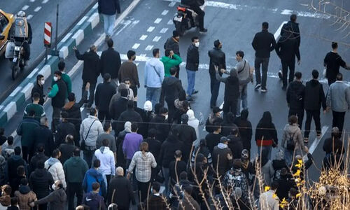 تجمع کسبه خیابان جمهوری مقابل بازار چارسو