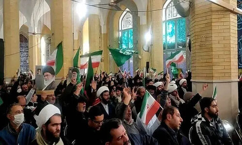 حماسه ۹ دی در مصلای کرج برگزار شد