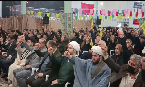 مراسم گرامیداشت یوم‌الله ۹ دی در چالوس