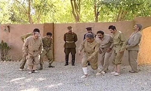 سکانس سراسر خنده از سربازی رفتن مردم در برره +فیلم / این سکانس نه تکرار میشه نه تکراری
