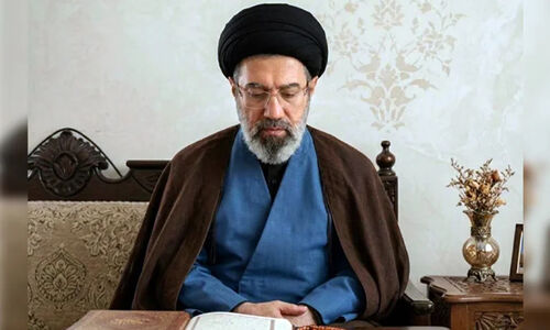 سفر در زمان | علی لاریجانی در کنار سیدمجتبی خامنه‌ای رهبر جدید