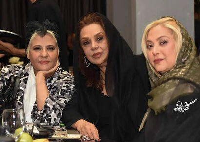استایل بازیگران در مراسم سالگرد درگذشت پسر نسرین مقانلو