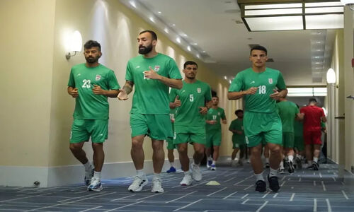 ملی‌پوشان در هتل تمرین کردند (عکس)