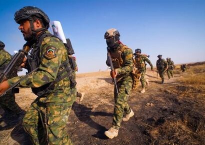 حشد شعبی حلقه محاصره تروریست‌ها را تکمیل کرد
