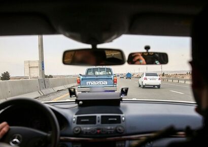 فیلم تعقیب و گریز پلیس با سراتو سرقتی در اتوبان های تهران, شلیک به سمت خودرو سارق