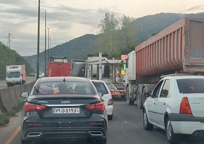 ترافیک سنگین در محورهای شمالی کشور