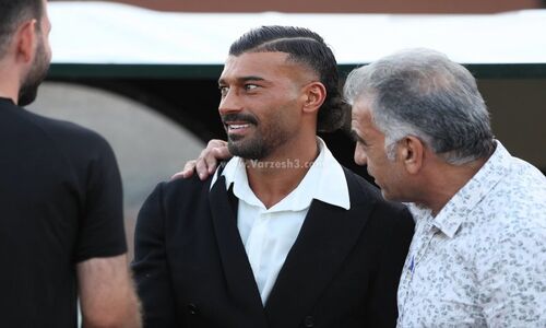 رامین رضائیان با پورشه به استادیوم آمد!