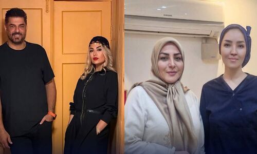 نگاه روز | استایل المیرا شریفی مقدم با دامن، همسر احمد مهران فر و سام درخشانی